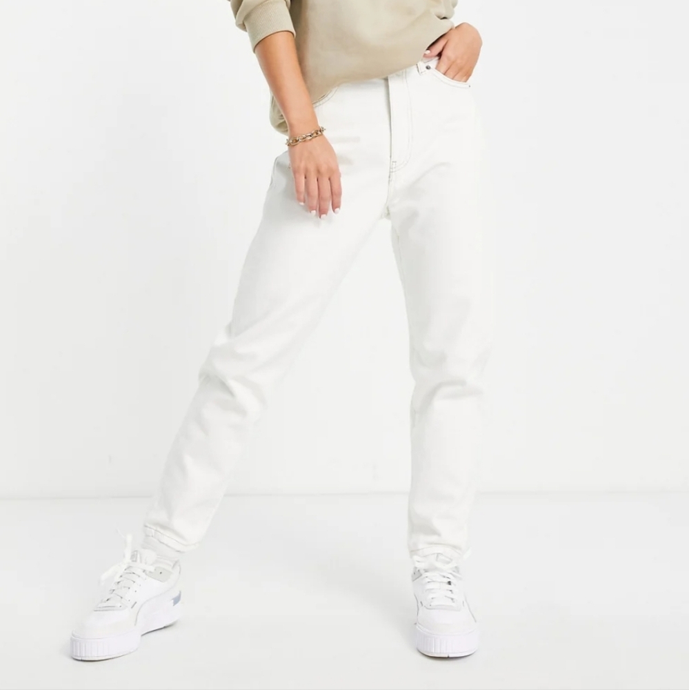 Dr. Denim High Rise Ecru Jeans
